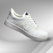 M.K Soft - full White Synthetic Material Sneakers on Rexine