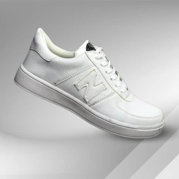 M.K Soft - full White Synthetic Material Sneakers on Rexine