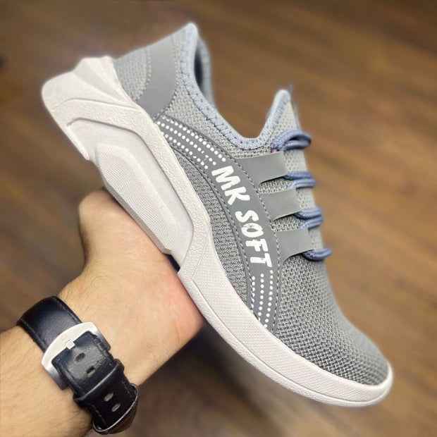 Lightweight Comfortable Grey Sneakers for men