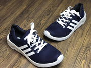 Blue Comfortable Men's Shoes on Synthetic Material Sneakers for Men