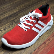 Red Comfortable Men's Shoes on Synthetic Material Sneakers for Men